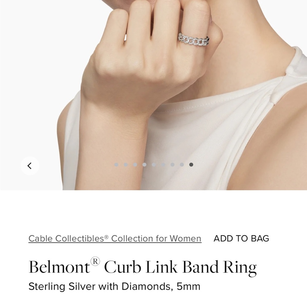 David Yurman Belmont® Curb Link Band Ring